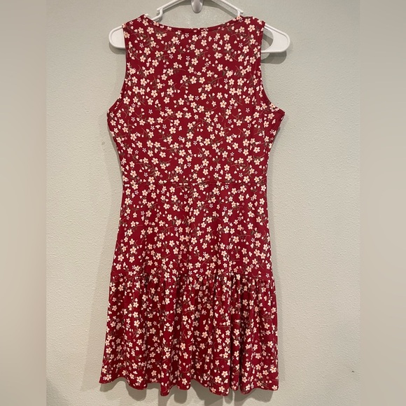 NWT Fensace Red Floral Mini Dress - Picture 5 of 5